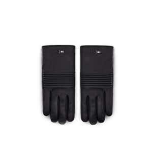 Tommy Hilfiger pánské černé rukavice - L-XL (BAS)